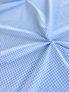 PALE BLUE VINTAGE GINGHAM