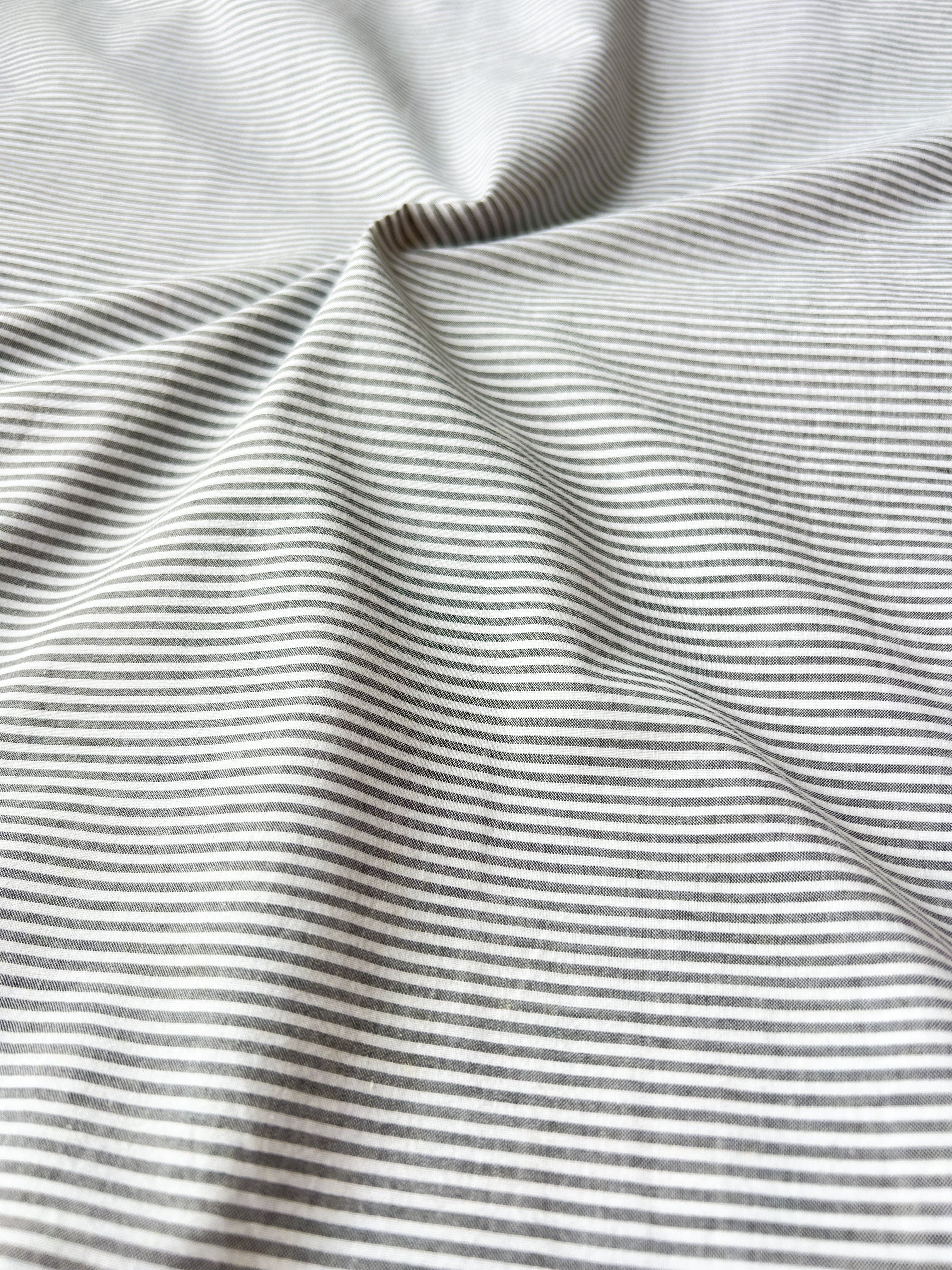 GREY PIN STRIPE