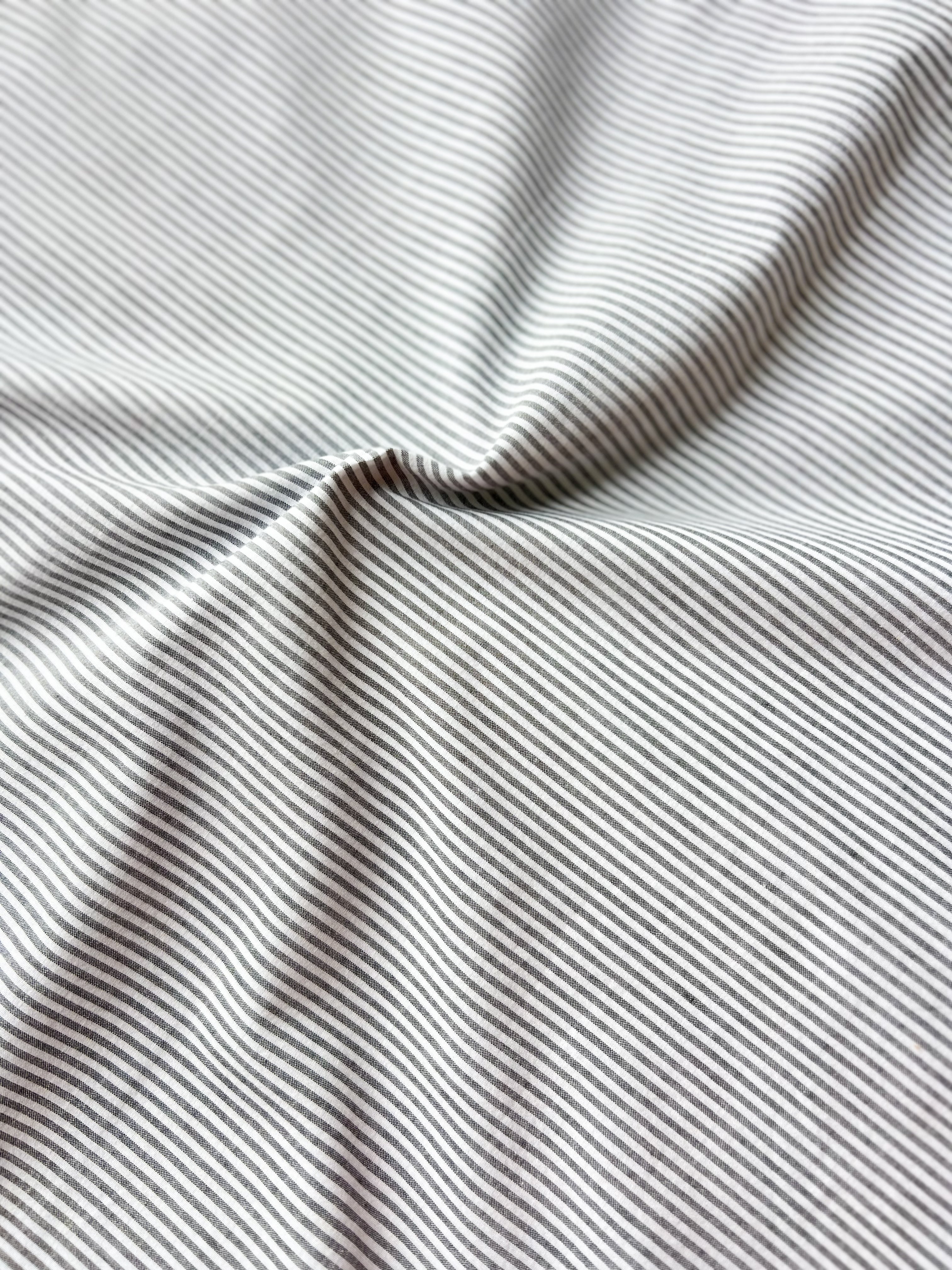 GREY PIN STRIPE