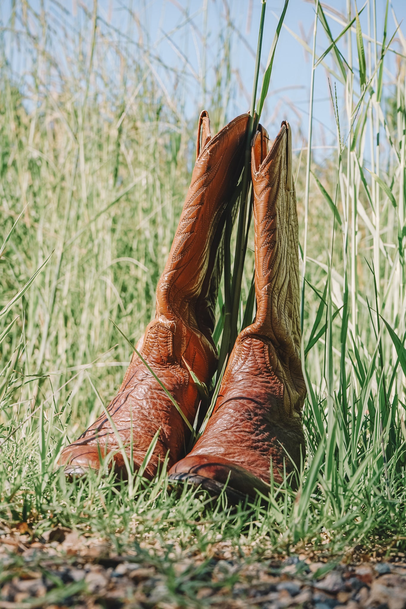 LEATHER COW BOY BOOTS
