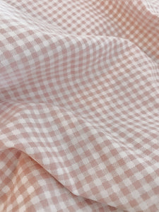 DUSTY PINK GINGHAM